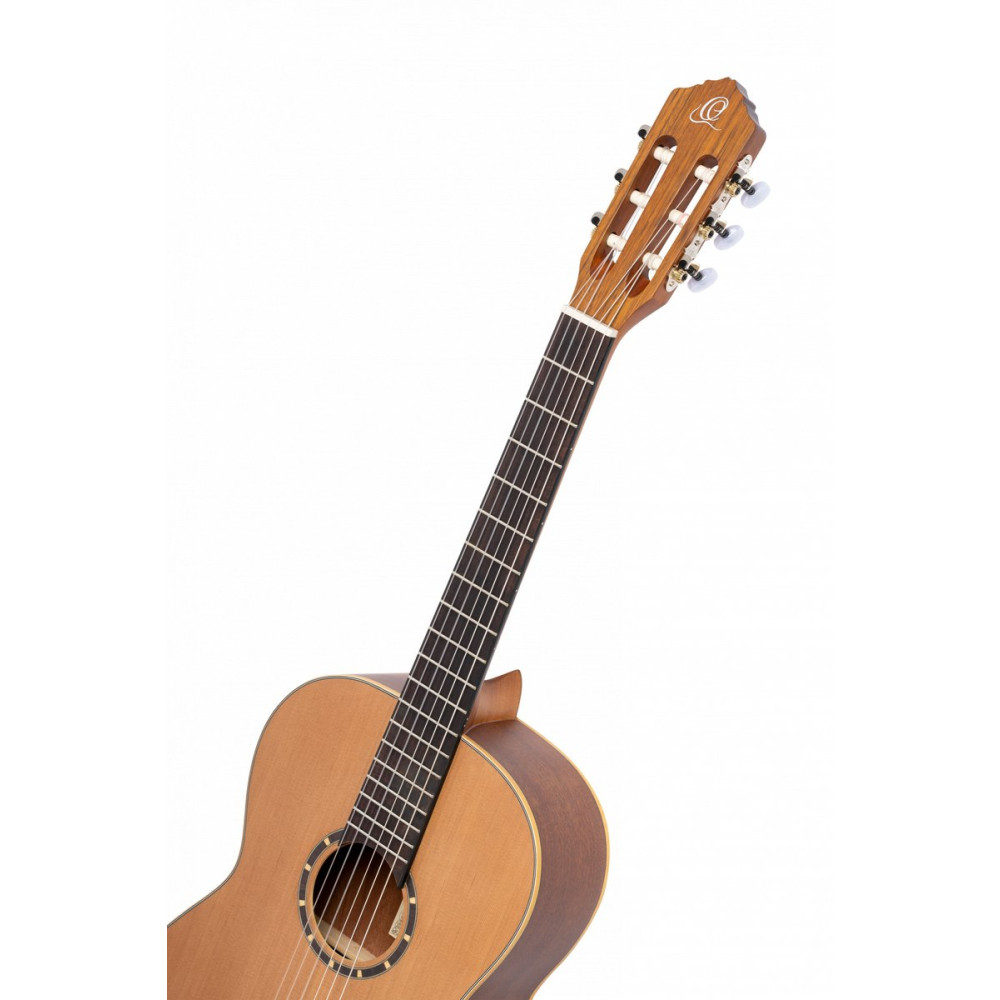 Ortega R122-7/8-L Family Series 7/8 Classical Guitar 6 String Lefty - Cedar / Mahogany Natural + Gigbag
