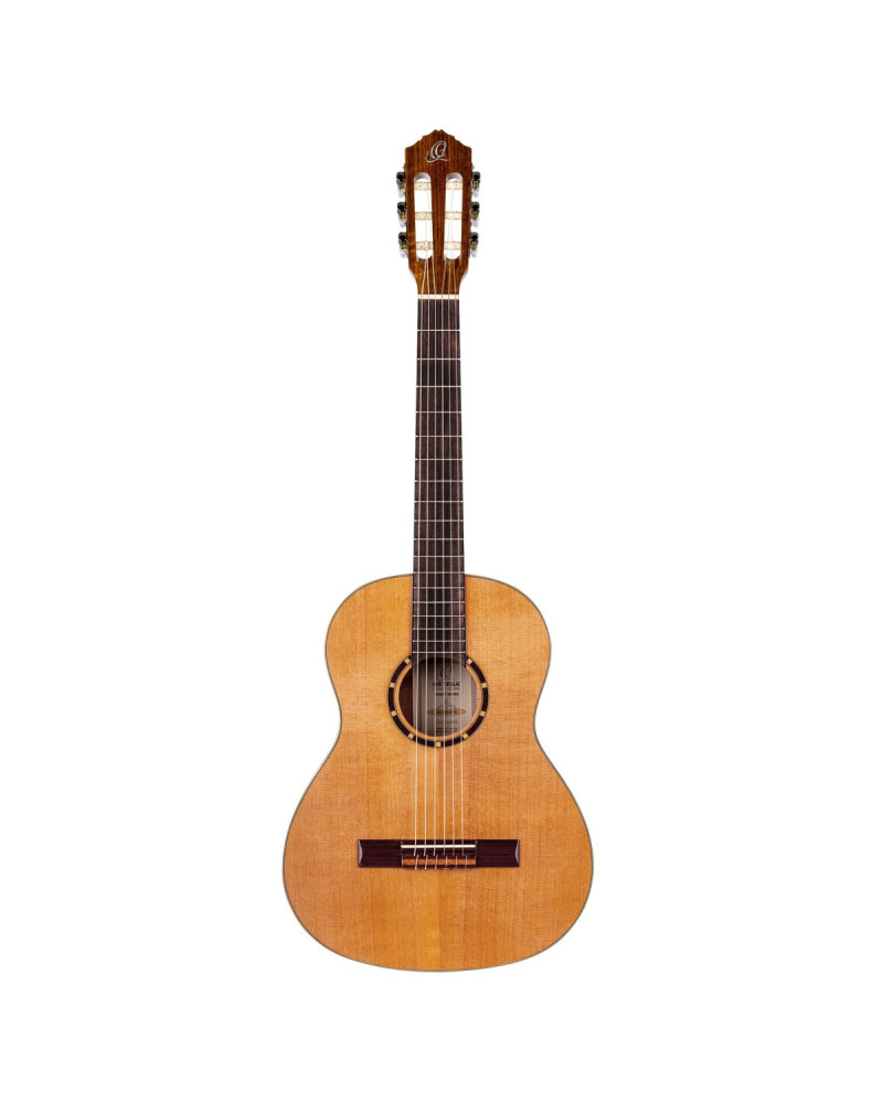 Ortega R122G-3/4 Family Series 3/4 Classical Guitar 6 String - Cedar / Mahogany Gloss Natural + Gigbag