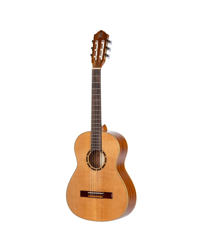 Ortega R122G-3/4 Family Series 3/4 Classical Guitar 6 String - Cedar / Mahogany Gloss Natural + Gigbag