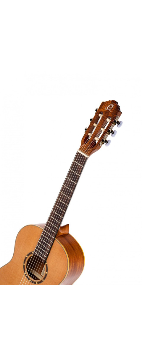 Ortega R122G-3/4 Family Series 3/4 Classical Guitar 6 String - Cedar / Mahogany Gloss Natural + Gigbag