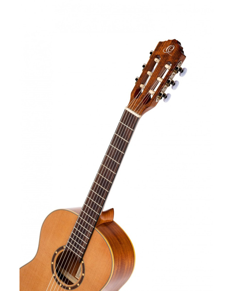Ortega R122G-3/4 Family Series 3/4 Classical Guitar 6 String - Cedar / Mahogany Gloss Natural + Gigbag