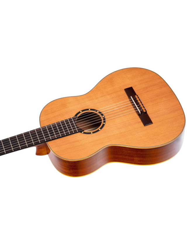 Ortega R122G Family Series 4/4 Classical Guitar 6 String - Cedar / Mahogany Gloss Natural + Gigbag