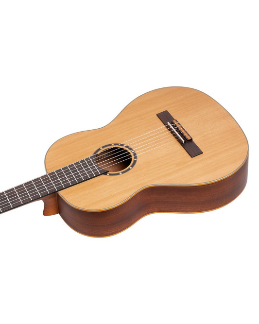 Ortega R122L Family Series 4/4 Classical Guitar 6 String Lefty - Cedar / Mahogany Natural + Gigbag