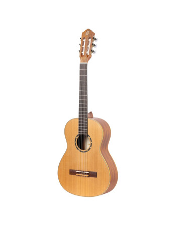 Ortega R122L-3/4 Family Series 3/4 Classical Guitar 6 String Lefty - Cedar / Mahogany Natural + Gigbag