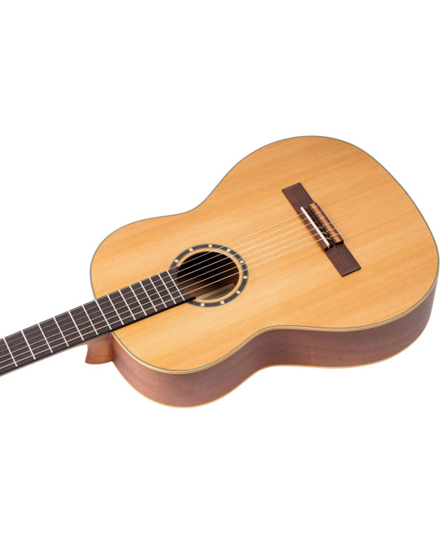 Ortega R122SN Family Series 4/4 Classical Slim Neck Guitar 6 String - Cedar / Mahogany Natural + Gigbag