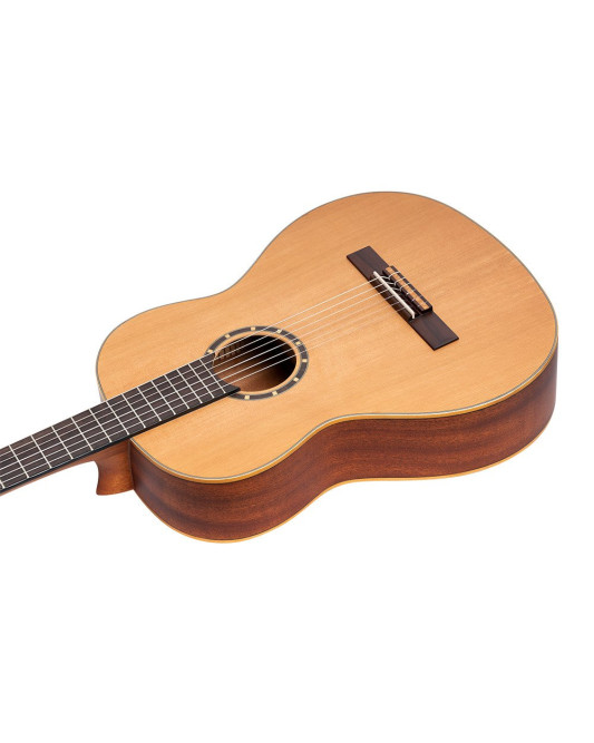 Ortega R122SN-L Family Series 4/4 Classical Slim Neck Guitar 6 String Lefty - Cedar / Mahogany Natural + Gigbag
