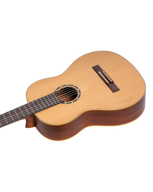 Ortega R131L Family Series Pro 4/4 Classical Guitar 6 String Lefty - Cedar / Mahogany Natural + Gigbag