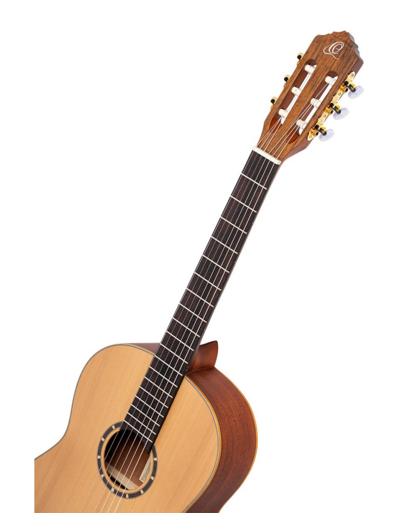 Ortega R131SN-L Family Series Pro 4/4 Classical Slim Neck Guitar 6 String Lefty - Cedar / Mahogany Natural + Gigbag