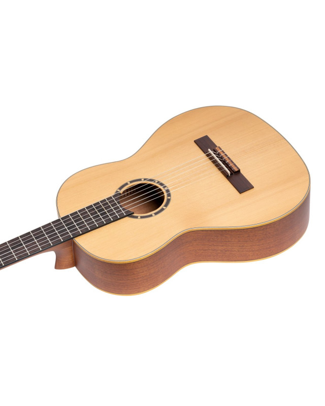 Ortega R131SN-L Family Series Pro 4/4 Classical Slim Neck Guitar 6 String Lefty - Cedar / Mahogany Natural + Gigbag