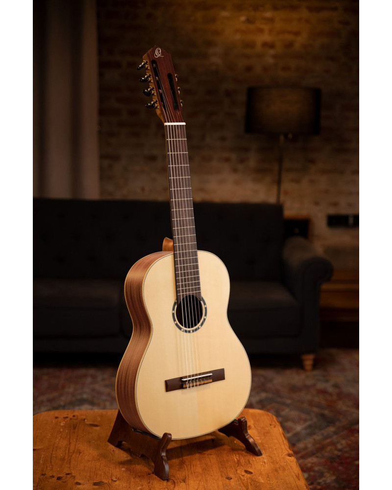 Ortega R133-7 Family Series Pro 4/4 Classical Guitar 7 String - Solid Cedar / + Gigbag