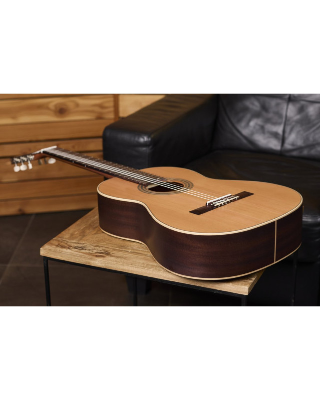 Ortega R19S Traditional Series 4/4 Nylon String Guitar 6-String + Pro Gig Bag