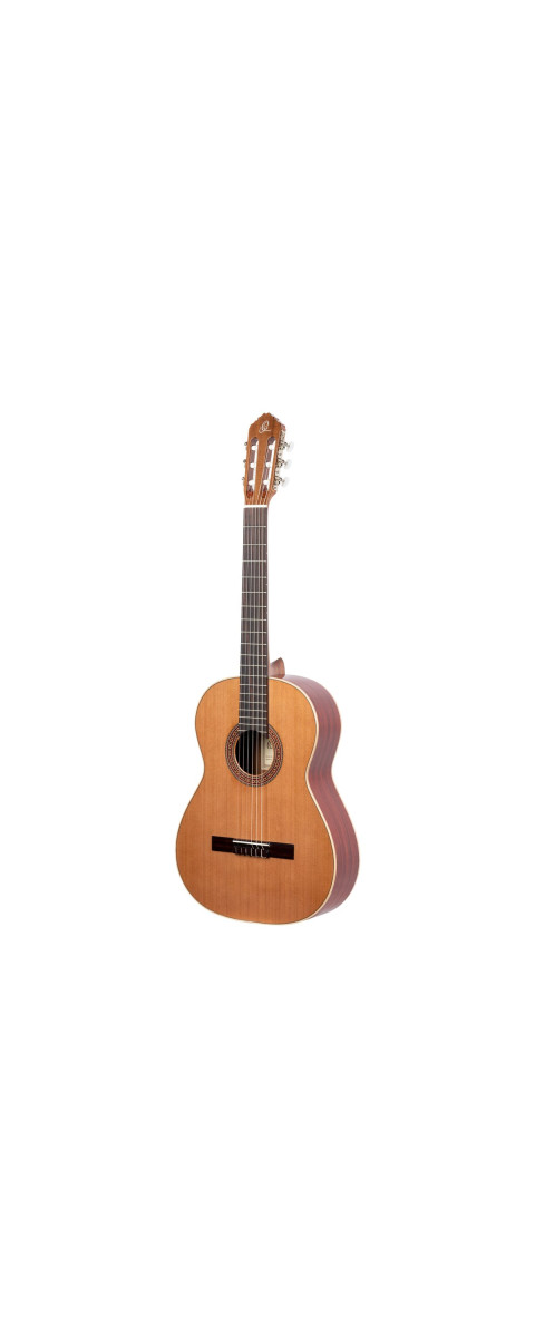 Ortega R200L Traditional Series 4/4 Classical Guitar 6-String Lefty - Natural Cedar + Gig Bag