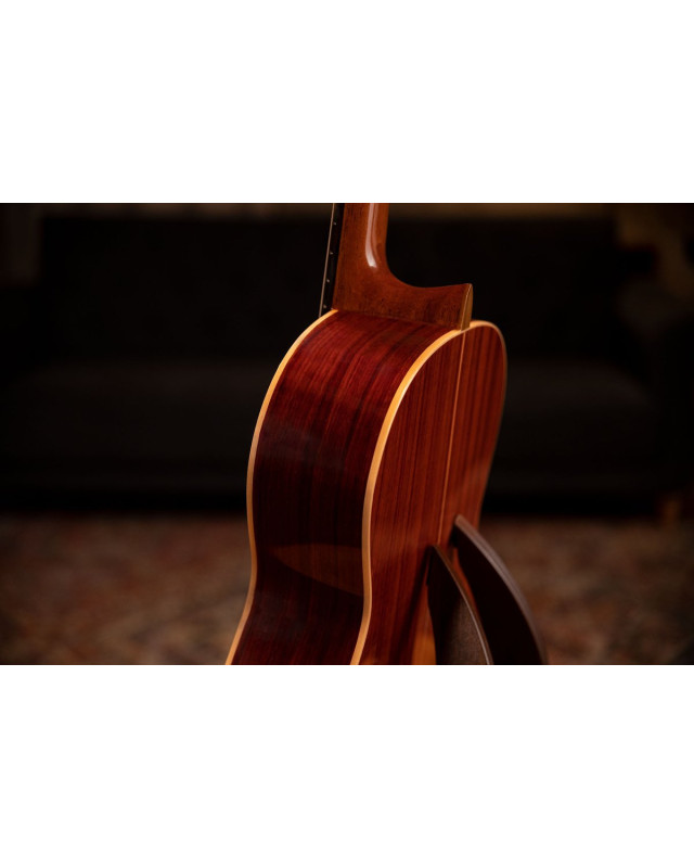Ortega R200L Traditional Series 4/4 Classical Guitar 6-String Lefty - Natural Cedar + Gig Bag
