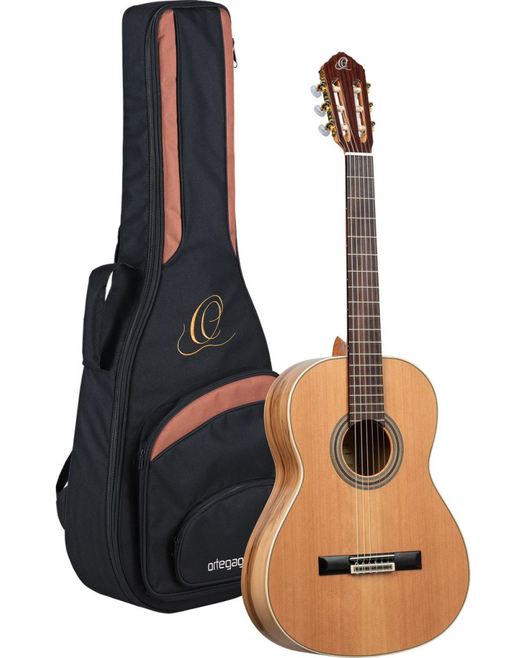 Ortega R20GSNRG Traditional Series 4/4 Nylon String Guitar 6-String + Pro Gig Bag