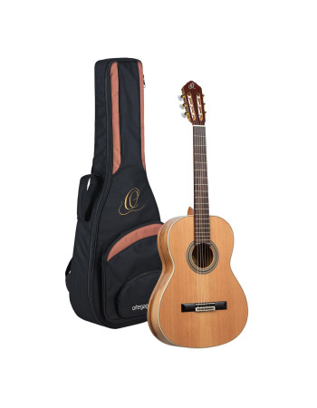 Ortega R20GSNRG Traditional Series 4/4 Nylon String Guitar 6-String + Pro Gig Bag