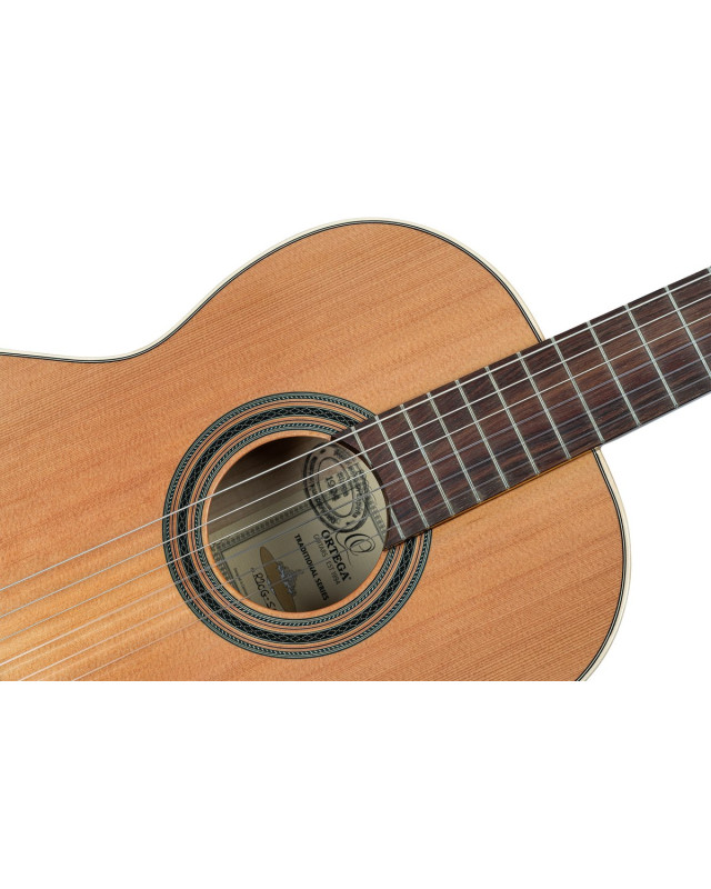 Ortega R20GSNRG Traditional Series 4/4 Nylon String Guitar 6-String + Pro Gig Bag