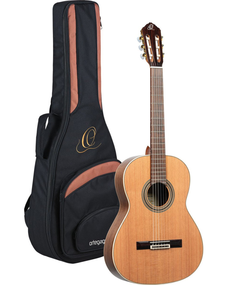 Ortega R20GSNWN Traditional Series 4/4 Nylon String Guitar 6-String + Pro Gig Bag