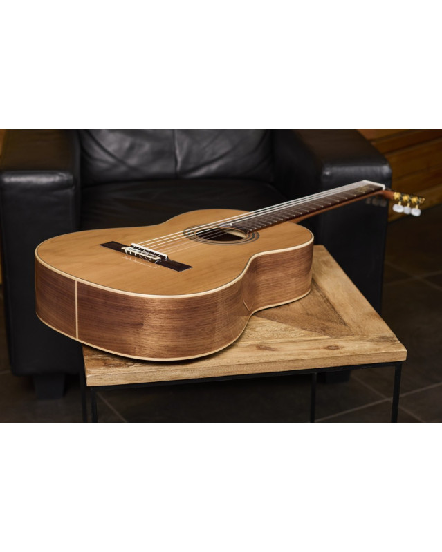 Ortega R20GWN Traditional Series 4/4 size Nylon String Guitar 6-String + Pro Gig Bag