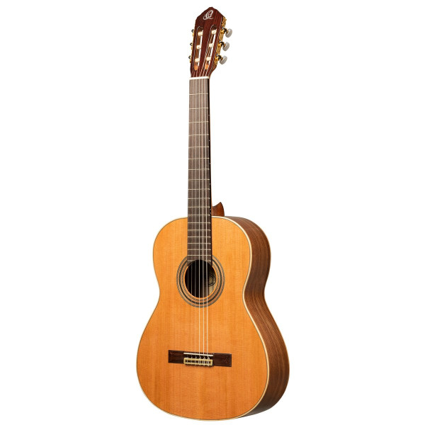 Ortega R20GWN-L Traditional Series 4/4 size Nylon String Guitar 6-String, lefthanded + Pro Gig Bag