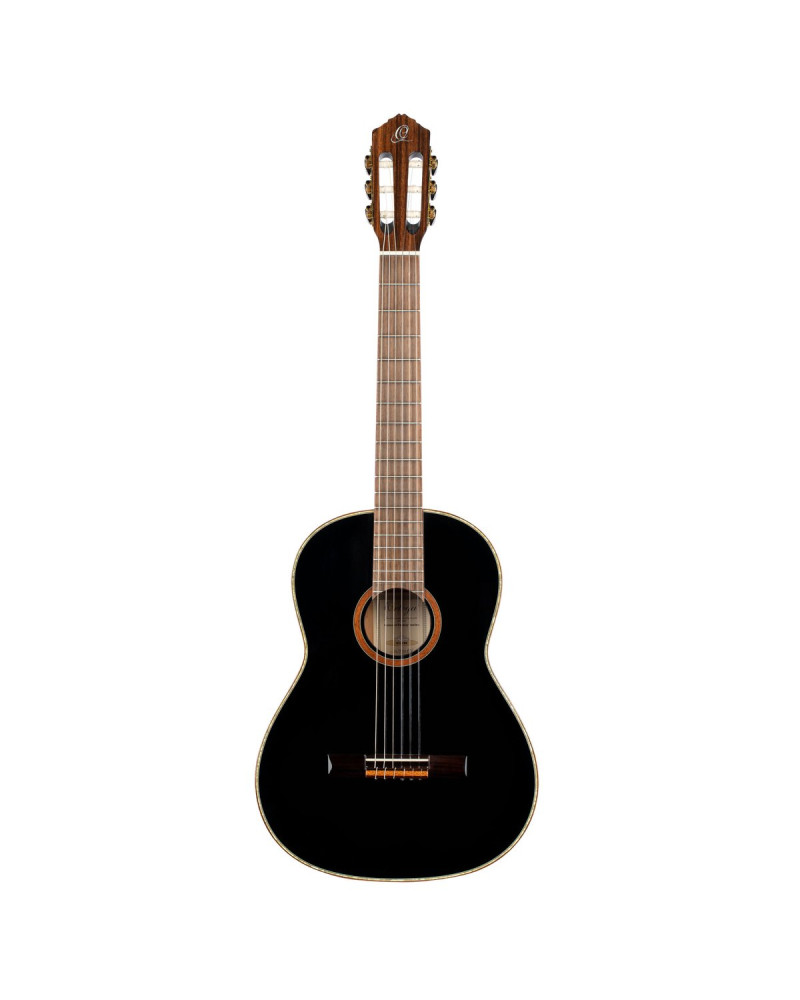 Ortega R221BK Family Series 4/4 Classical Guitar 6 String - Spruce / Mahogany Black + Bag
