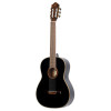 Ortega R221BK Family Series 4/4 Classical Guitar 6 String - Spruce / Mahogany Black + Bag