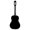 Ortega R221BK Family Series 4/4 Classical Guitar 6 String - Spruce / Mahogany Black + Bag