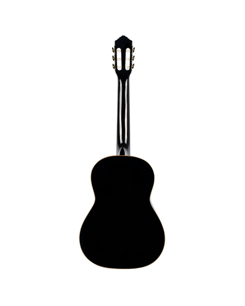 Ortega R221BK Family Series 4/4 Classical Guitar 6 String - Spruce / Mahogany Black + Bag
