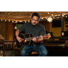 Ortega R221BK-7/8 Family Series 7/8 Classical Guitar 6 String - Spruce / Mahogany Black + Gig Bag