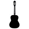 Ortega R221BK-7/8 Family Series 7/8 Classical Guitar 6 String - Spruce / Mahogany Black + Gig Bag