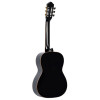 Ortega R221BK-7/8 Family Series 7/8 Classical Guitar 6 String - Spruce / Mahogany Black + Gig Bag
