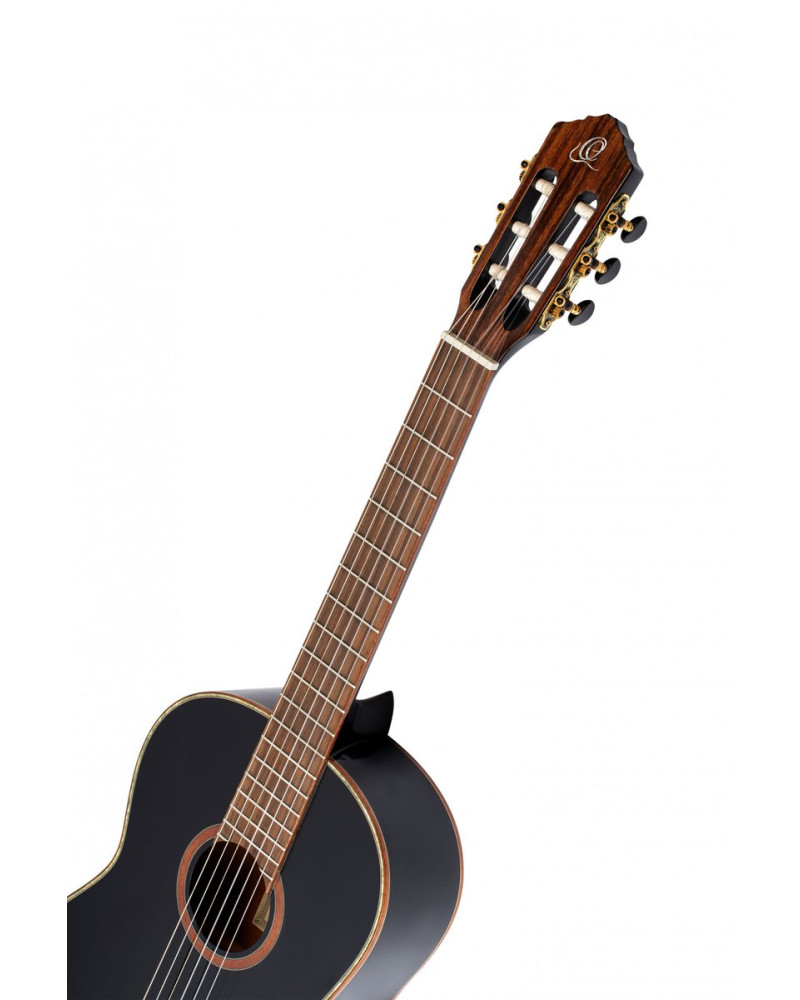 Ortega R221BK Family Series 4/4 Classical Guitar 6 String - Spruce / Mahogany Black + Bag