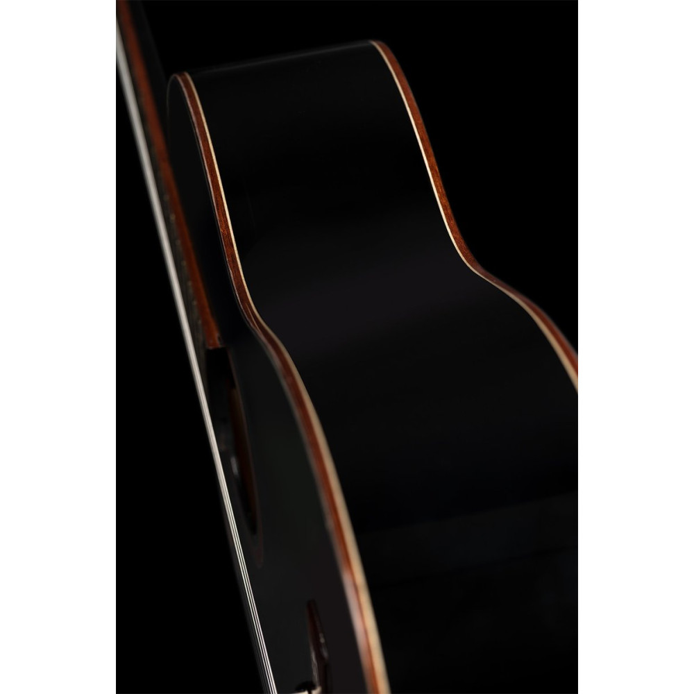 Ortega R221BK-L Family Series 4/4 Konzertgitarre 6 String Lefty - Fichte / Mahagoni + Bag