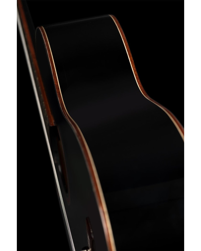 Ortega R221BK-L Family Series 4/4 Konzertgitarre 6 String Lefty - Fichte / Mahagoni + Bag