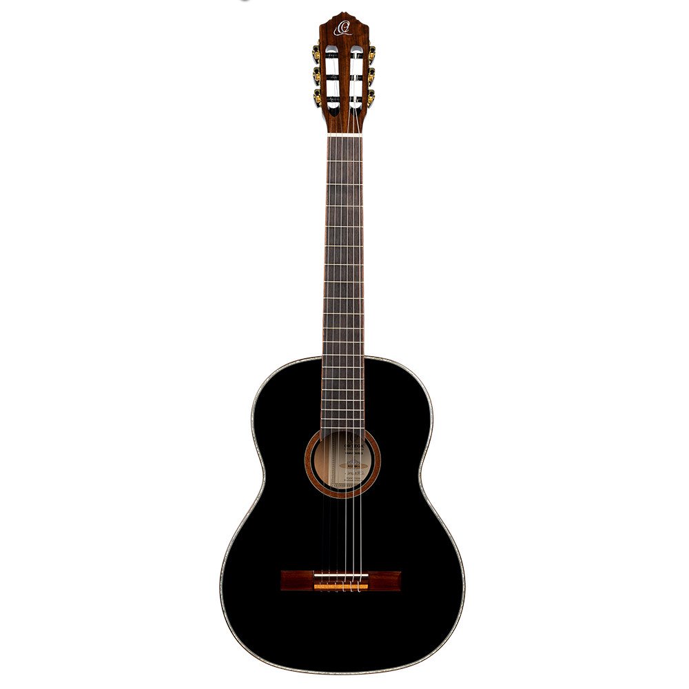 Ortega R221BK-L Family Series 4/4 Konzertgitarre 6 String Lefty - Fichte / Mahagoni + Bag