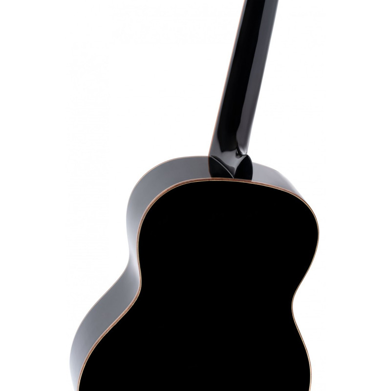 Ortega R221SNBK Family Series 4/4 Classical Slim Neck Guitar 6 String - Spruce / Mahogany Black + Gig Bag
