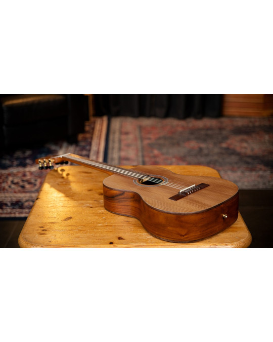 Ortega R23RO Thermo Series 4/4 Nylon String Guitar 6-String - Satin Dark Brown + Gig Bag