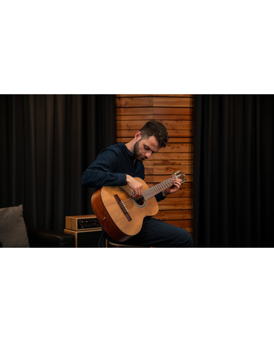 Ortega R23RO Thermo Series 4/4 Nylon String Guitar 6-String - Satin Dark Brown + Gig Bag
