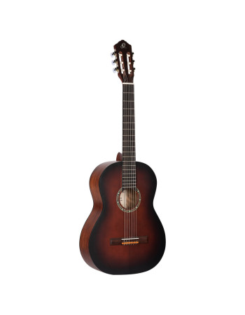 Ortega R55BFT Student Series Pro 4/4 Classical Guitar 6 String - Solid Spruce / Catalpa Bourbon Fade