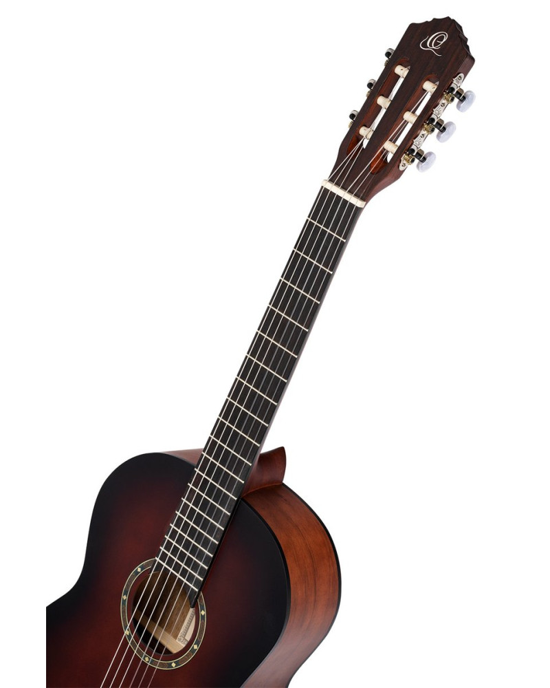 Ortega R55BFT Student Series Pro 4/4 Classical Guitar 6 String - Solid Spruce / Catalpa Bourbon Fade