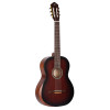 Ortega R55DLX-BFT Student Series Pro DeLuxe 4/4 Classical Guitar 6 String - Solid Spruce / Catalpa Bourbon Fade