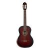 Ortega R55DLX-BFT Student Series Pro DeLuxe 4/4 Classical Guitar 6 String - Solid Spruce / Catalpa Bourbon Fade