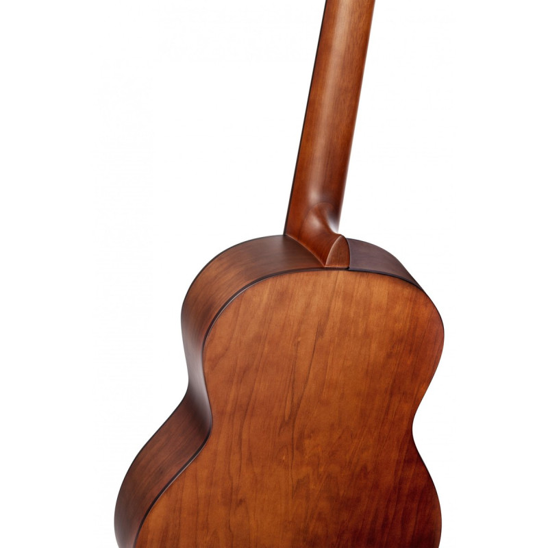 Ortega R55DLX-BFT Student Series Pro DeLuxe 4/4 Classical Guitar 6 String - Solid Spruce / Catalpa Bourbon Fade