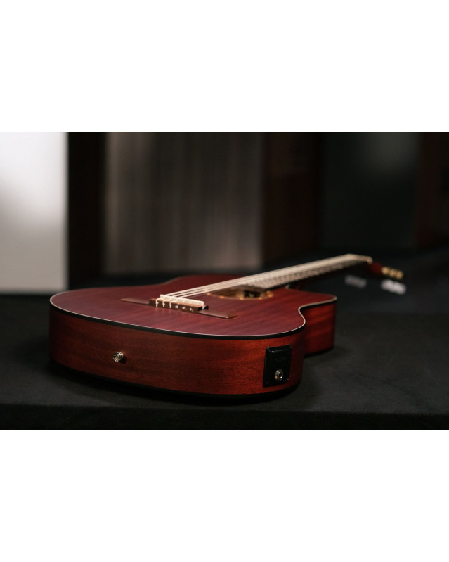 Ortega RCE125MMSN Family Series 4/4 Classical Slim Neck Guitar 6 String - Mahogany Natural + Gig Bag