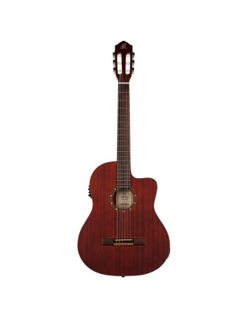 Ortega RCE125MMSN Family Series 4/4 Classical Slim Neck Guitar 6 String - Mahogany Natural + Gig Bag