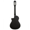 Ortega RCE125SBK-3/4 Family Series 3/4 Nylon String Guitar 6-String - Satin Black + Gig Bag