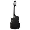 Ortega RCE125SBK-3/4 Family Series 3/4 Nylon String Guitar 6-String - Satin Black + Gig Bag