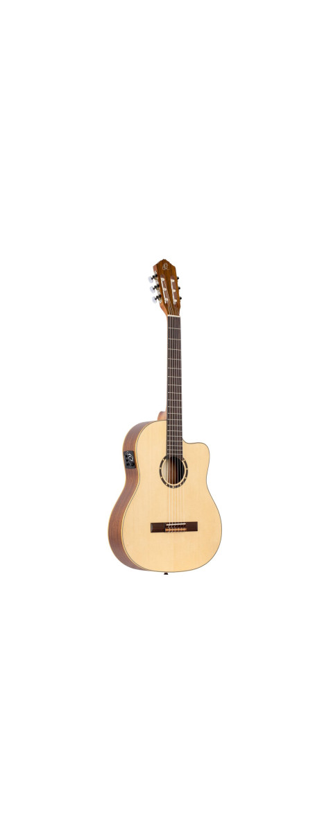 Ortega RCE125SN Family Series 4/4 Classical Slim Neck Guitar 6 String - Spruce / Mahogany Natural + Gig Bag