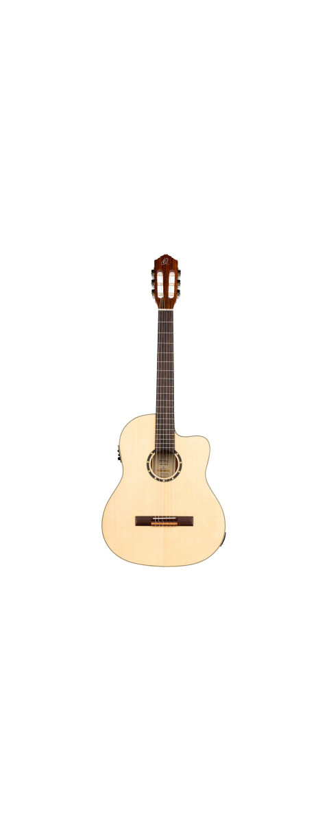 Ortega RCE125SN Family Series 4/4 Classical Slim Neck Guitar 6 String - Spruce / Mahogany Natural + Gig Bag