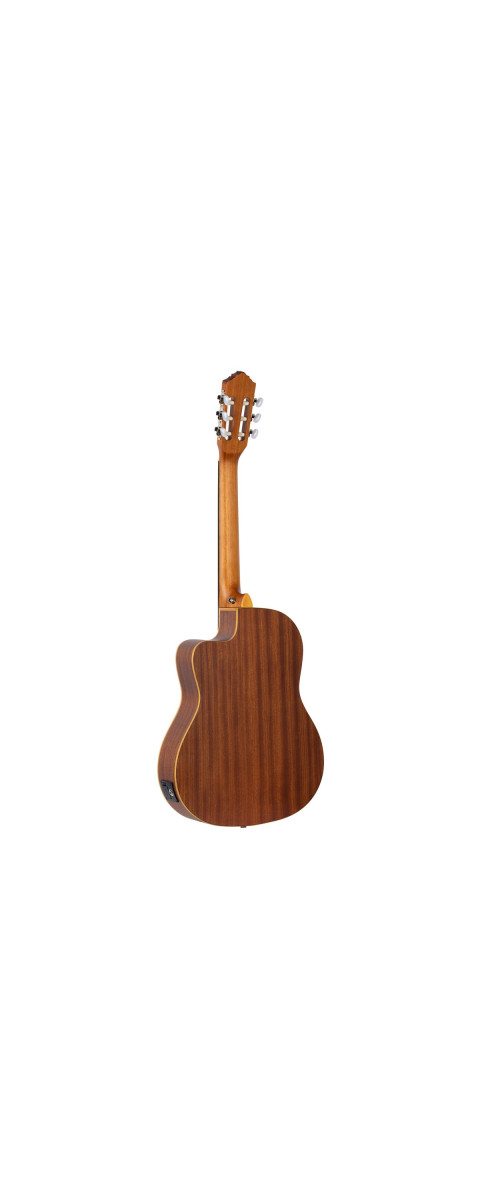 Ortega RCE125SN Family Series 4/4 Classical Slim Neck Guitar 6 String - Spruce / Mahogany Natural + Gig Bag