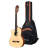 Ortega RCE125SN-L Family Series 4/4 Classical Slim Neck Guitar 6 String Lefty - Spruce / Mahogany Natural + Gig Bag